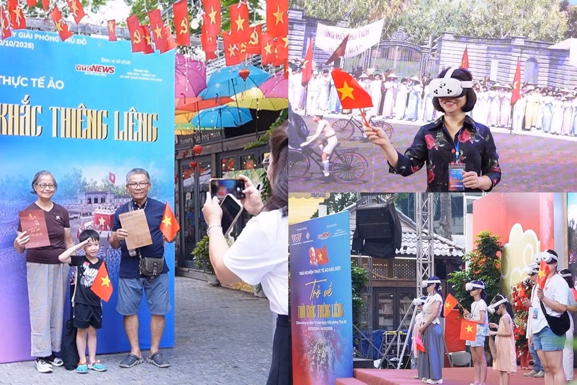"Sống" lại thời khắc độc lập qua trải nghiệm thực tế ảo