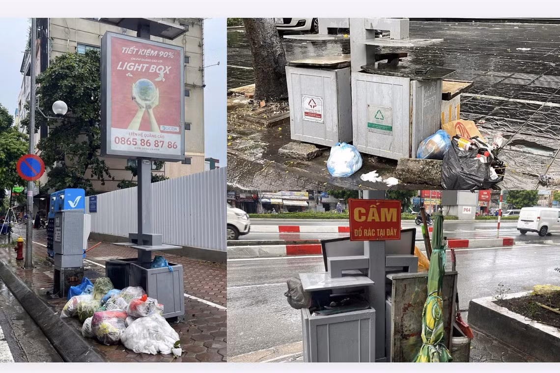 Hà Nội: Người dân 'kêu trời' vì thùng rác thông minh vừa khó dùng, vừa quá tải