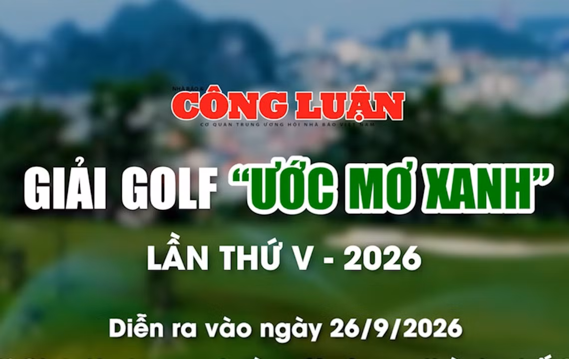 Đón chờ Giải Golf “Ước mơ xanh” lần thứ V năm 2026