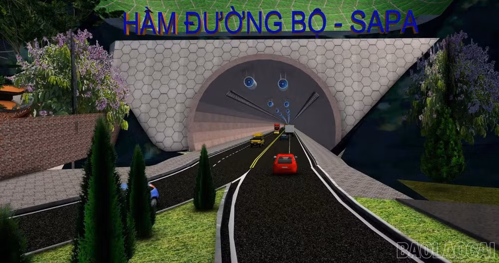 Phối cảnh hầm Sa Pa.
