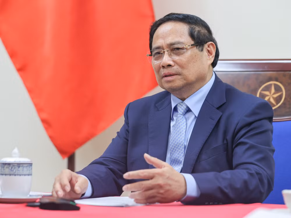 Thủ tướng Phạm Minh Chính điện đàm với Thủ tướng Đức- Ảnh 1.