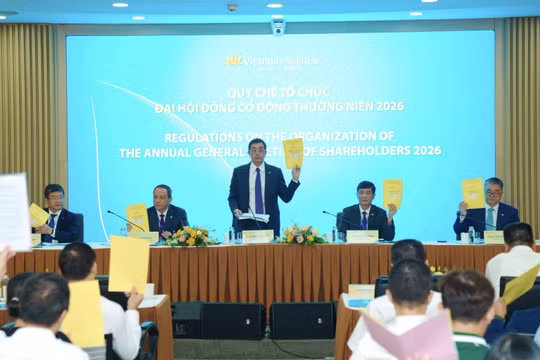 Vietnam Airlines tổ chức Đại hội đồng cổ đông thường niên năm 2026: Chủ động thích ứng, củng cố nền tảng phát triển trong giai đoạn mới