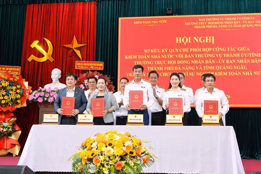 Kiểm toán nhà nước và Thành phố Đà Nẵng, tỉnh Quảng Ngãi ký kết Quy chế phối hợp