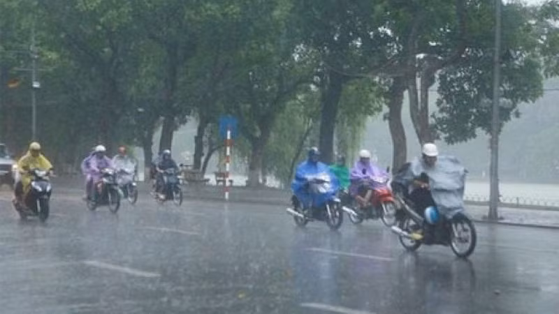 Khu vực miền Bắc, miền Trung đều đón mưa trong tuần tới. Ảnh: TL