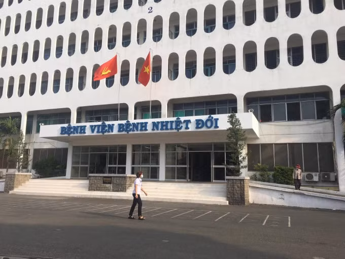 Bệnh viện Bệnh nhiệt đới TP.HCM, nơi bệnh nhân 91 đang điều trị. Ảnh TL.