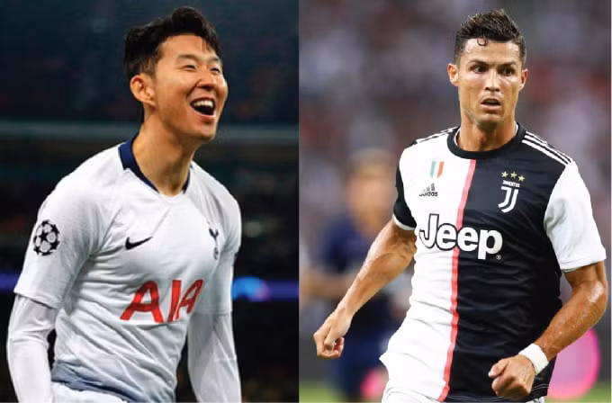Son Heung-min lần đầu vượt qua “thần tượng” Cristiano Ronaldo về giá trị chuyển nhượng. Ảnh: ESPN
