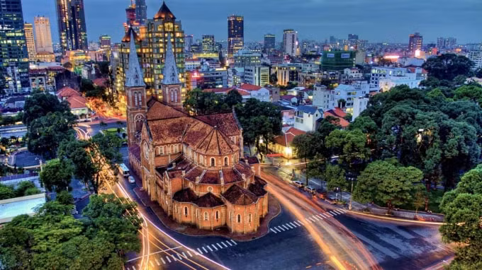 Thành phố Hồ Chí Minh - vùng kinh tế trọng điểm phía Nam. Ảnh: T.L