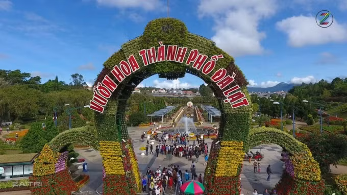 vườn hoa thành phố