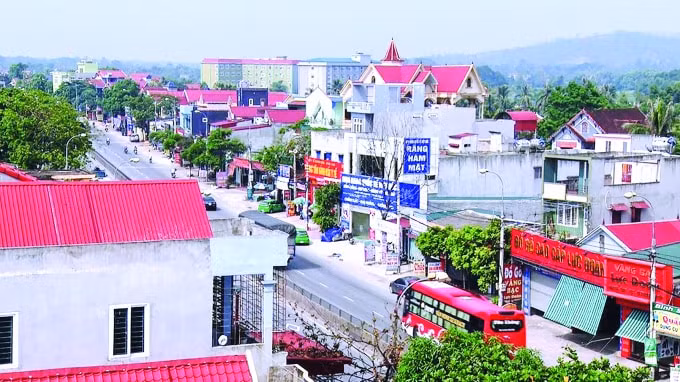 Một góc thị trấn Tĩnh Gia hôm nay.