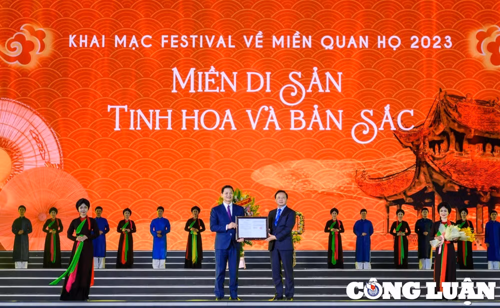 festival ve mien quan ho 2023 ket noi tinh hoa cac di san van hoa hinh 2