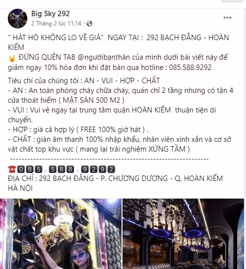 karaoke hoa nha hang an uong chay quang cao tim kiem khach den hat hinh 1