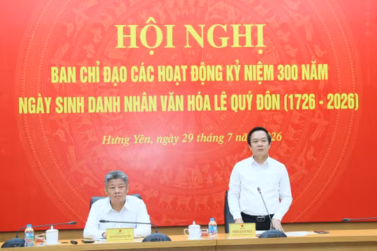 Hơn 7.000 đại biểu sẽ tham dự Lễ kỷ niệm 300 năm Ngày sinh Danh nhân văn hóa Lê Quý Đôn