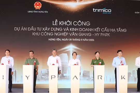 Hưng Yên: Khởi công Khu công nghiệp Văn Giang, dự kiến tạo việc làm cho 19.000 lao động