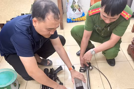 Ninh Bình: Phát hiện đối tượng tàng trữ súng tự chế PCP cùng 328 viên đạn chì