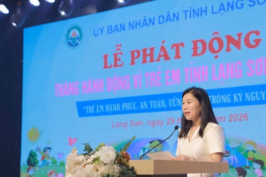 Lạng Sơn phát động Tháng hành động vì trẻ em 2026