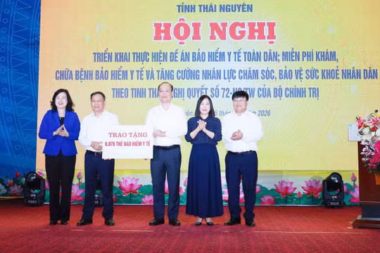 Thái Nguyên là địa phương đầu tiên trong cả nước triển khai đề án BHYT toàn dân