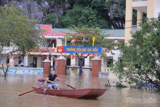 Xã Gia Viễn (Ninh Bình): Căng mình ứng phó mưa lũ, một thôn bị cô lập, hàng trăm hộ dân thiếu nước sạch