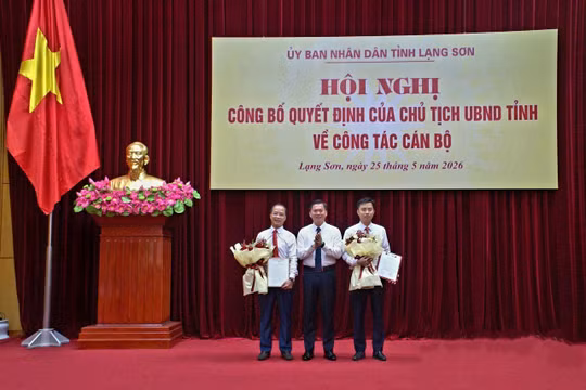 Lạng Sơn điều động, bổ nhiệm 2 cán bộ giữ chức vụ lãnh đạo chủ chốt