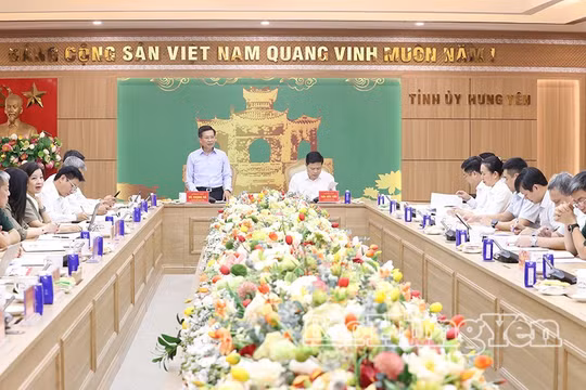 Đoàn kiểm tra Ban Chỉ đạo 35 Trung ương làm việc với tỉnh Hưng Yên