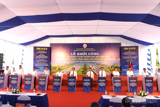 Ninh Bình: Khởi công xây dựng tuyến đường kết nối liên vùng trọng điểm hơn 32 km với tổng vốn gần 7.000 tỷ đồng