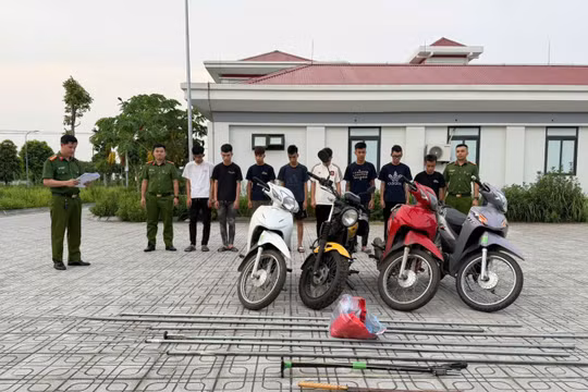 Hưng Yên: Khởi tố 27 thanh thiếu niên gây rối trật tự công cộng, đua xe, mang hung khí hỗn chiến