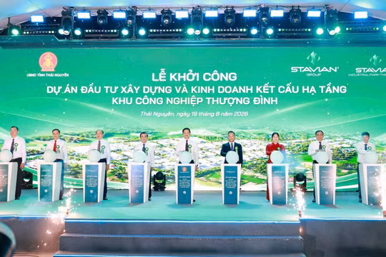 Thái Nguyên đồng loạt khởi công các công trình trọng điểm chào mừng 81 năm Quốc khánh 