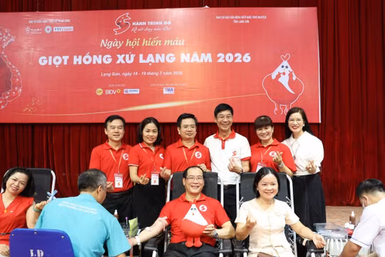 Tiếp nhận 1.619 đơn vị máu tại Hành trình Đỏ “Giọt hồng Xứ Lạng” năm 2026