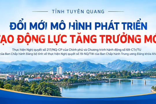 Tuyên Quang đặt mục tiêu tăng trưởng GRDP 10,5% mỗi năm trong giai đoạn 2026 - 2030