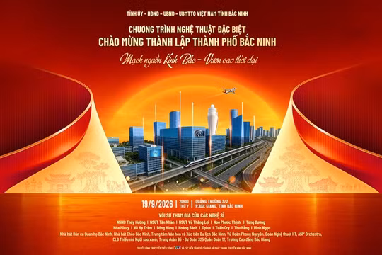 Bắc Ninh tổ chức nhiều hoạt động chào mừng thành lập thành phố