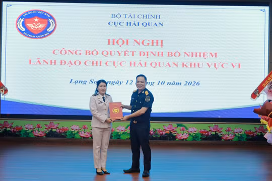Bổ nhiệm Phó Chi cục trưởng Chi cục Hải quan khu vực VI
