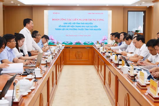 Thái Nguyên đề xuất thành lập 8 phường