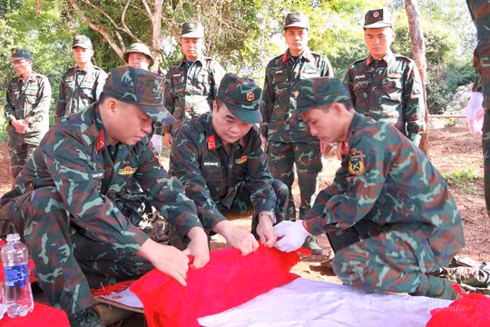 Tuyên Quang: Quy tập 6 mộ tập thể tại điểm cao 685 chứa 69 hài cốt liệt sĩ