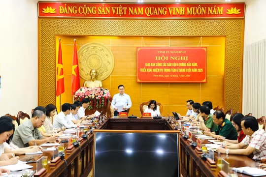 Ninh Bình: Công tác dân vận góp phần quan trọng vào phát triển kinh tế - xã hội, nâng cao đời sống Nhân dân