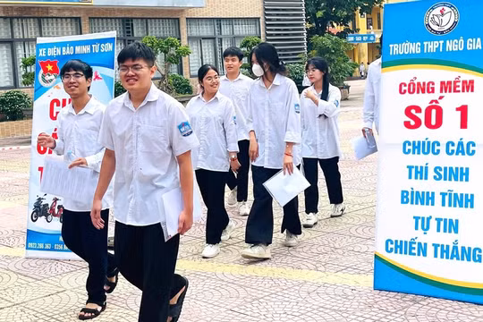 Bắc Ninh: Ngày thi đầu tiên Kỳ thi tốt nghiệp THPT 2026 ghi nhận 3 thí sinh vi phạm quy chế