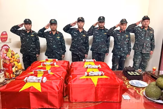 Tuyên Quang: Quy tập 14 hài cốt liệt sĩ tại xã Thanh Thủy