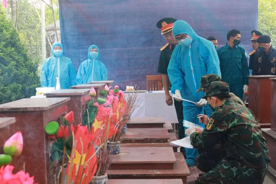 Tuyên Quang: Lấy mẫu, bàn giao và số hóa thông tin hài cốt liệt sĩ