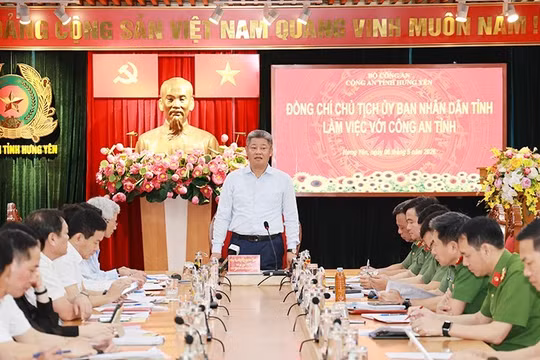 Hưng Yên: Quyết tâm kéo giảm 10% tội phạm và xây dựng 50% xã, phường không ma túy trong năm 2026