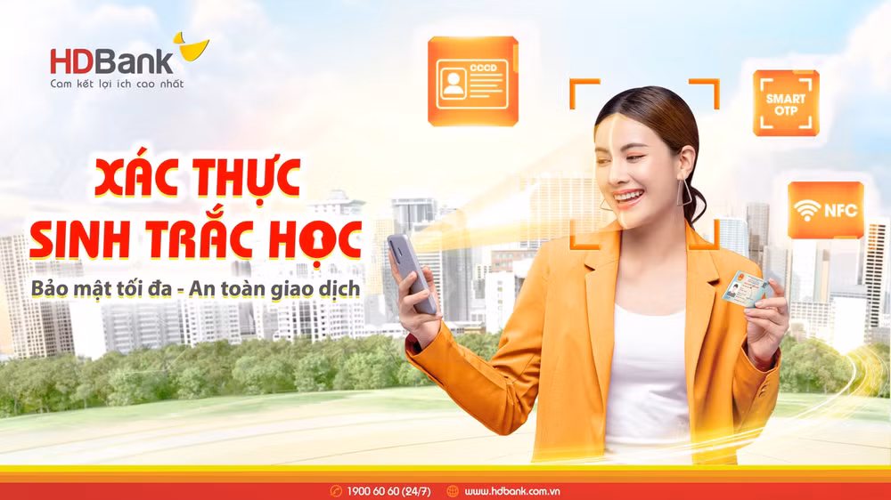 hdbank trien khai xac thuc sinh trac hoc de tang cuong an toan giao dich cho khach hang hinh 1