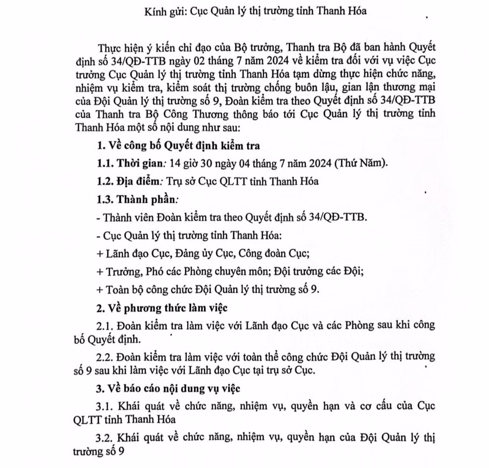 thanh hoa kiem tra viec doi quan ly thi truong so 9 bi dung thuc hien nhiem vu hinh 2