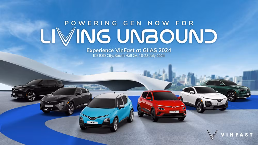 vinfast tham du trien lam o to quoc te gaikindo indonesia giias 2024 hinh 1