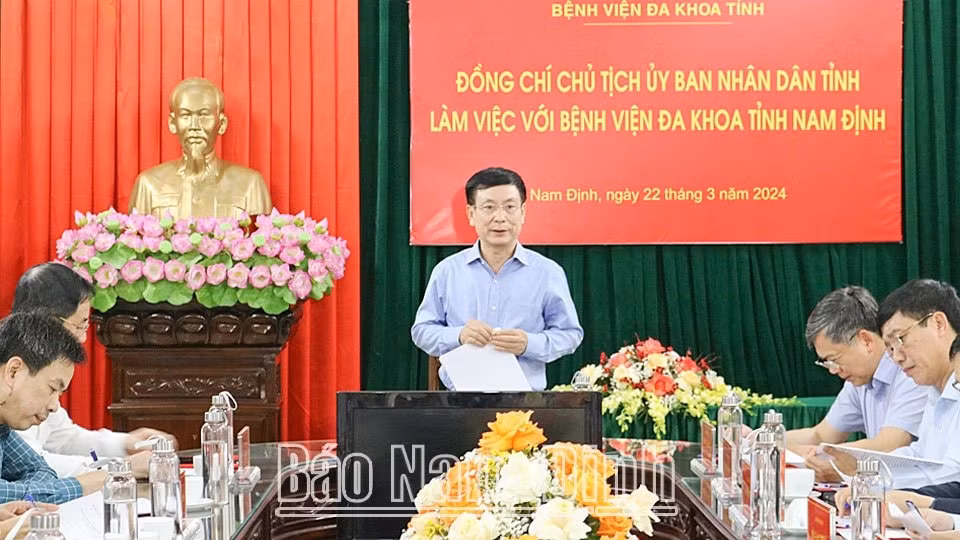 benh vien da khoa tinh nam dinh hien thieu khoang 300 nguoi lam viec hinh 2