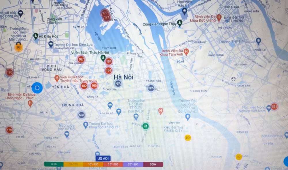 hon 7h toi ha noi dung top 1 ve o nhiem khong khi tren the gioi hinh 2
