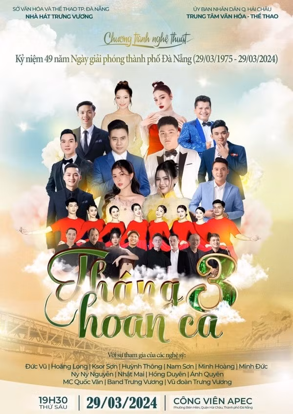 chuong trinh nghe thuat thang 3 hoan ca ky niem 49 nam giai phong da nang hinh 1