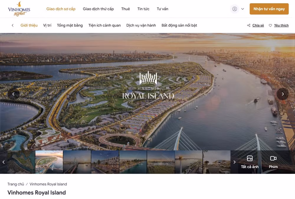 tam chan vinhomes royal island khuynh dao thi truong hinh 1