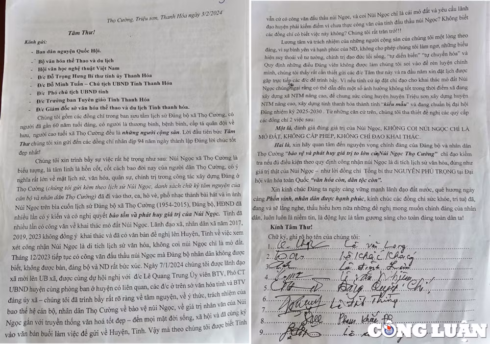 can lang nghe nguyen vong cua nguoi dan khi dua nui ngoc vao khai thac hinh 2