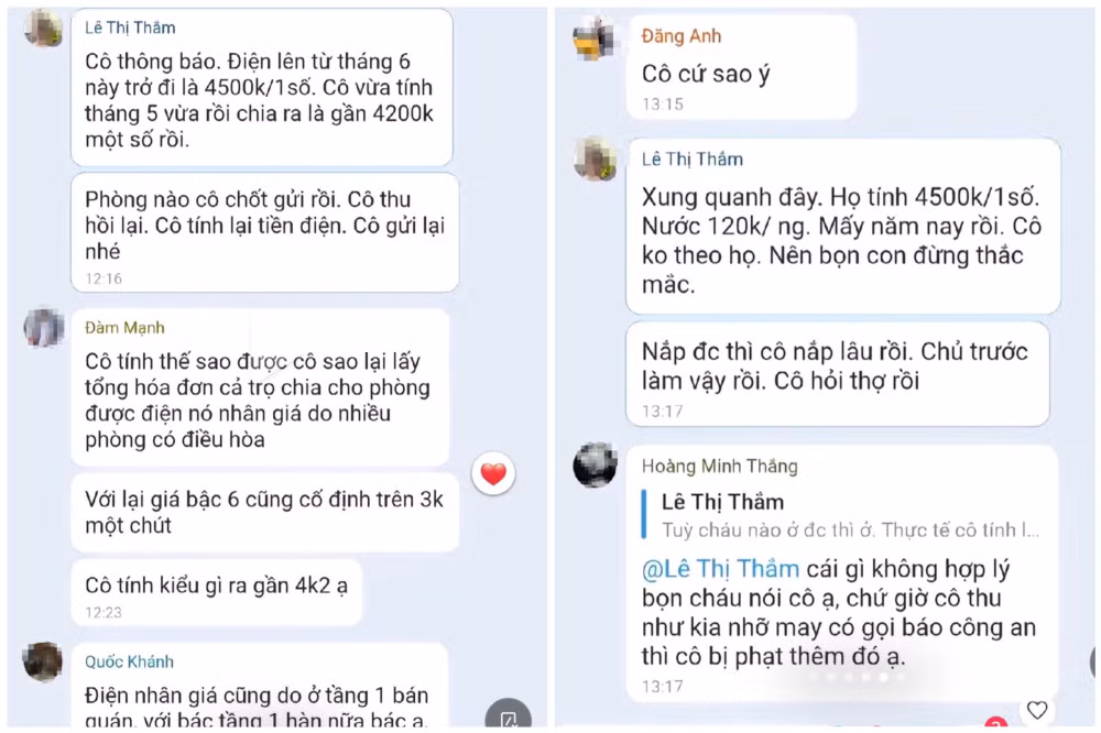 chu nha tro tang tien dien nuoc sinh vien nguoi lao dong keu troi hinh 2