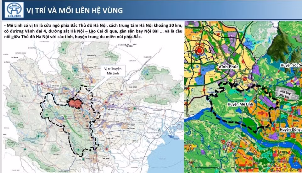 de xuat xay dung huyen me linh theo mo hinh mot truc hai canh nam hanh lang lien ket hinh 2