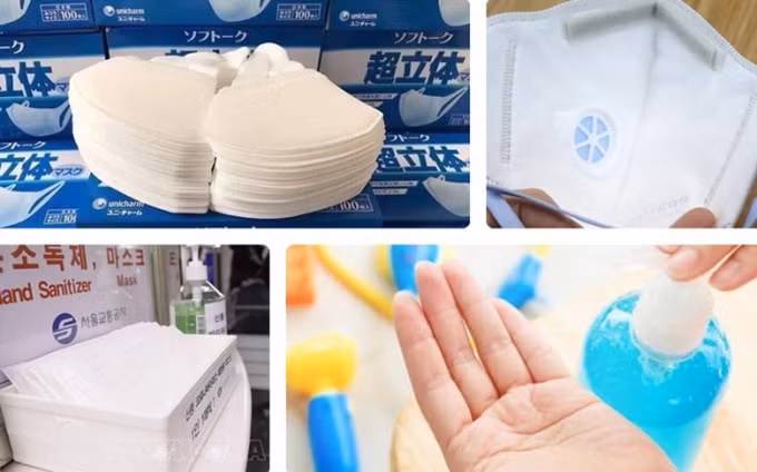Đáp ứng khẩu trang, nước rửa tay đối với nhu cầu người dân, khách quốc tế và các hỗ trợ cần thiết khác trong phòng chống dịch.