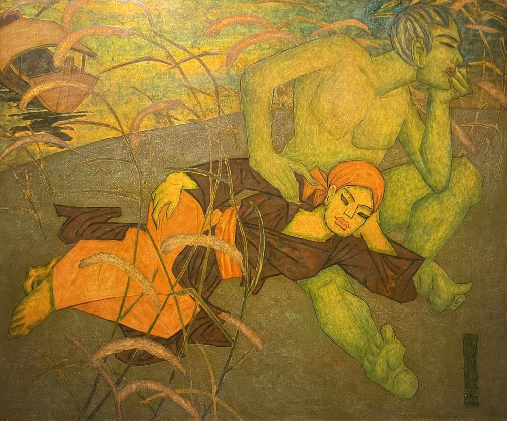 thuong lam cac tac pham tranh son mai cua hoa si phung pham hinh 3