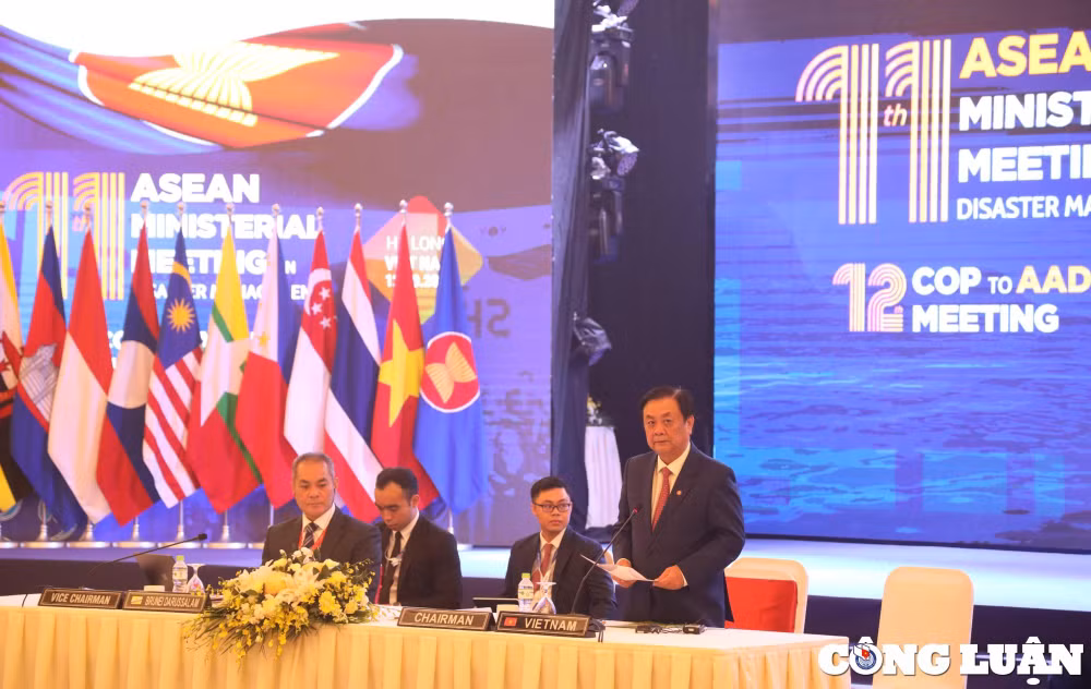 hoi nghi bo truong asean ve quan ly thien tai thong qua tuyen bo ha long ve quan ly thien tai asean hinh 2